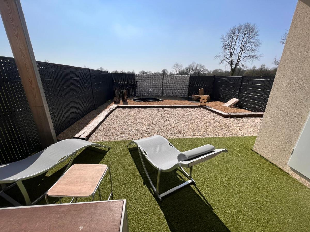Gite 5 pers avec 2h espace bien-être privatisé inclus dans le prix de la nuit 80m2 de détente Équilly Exterior foto